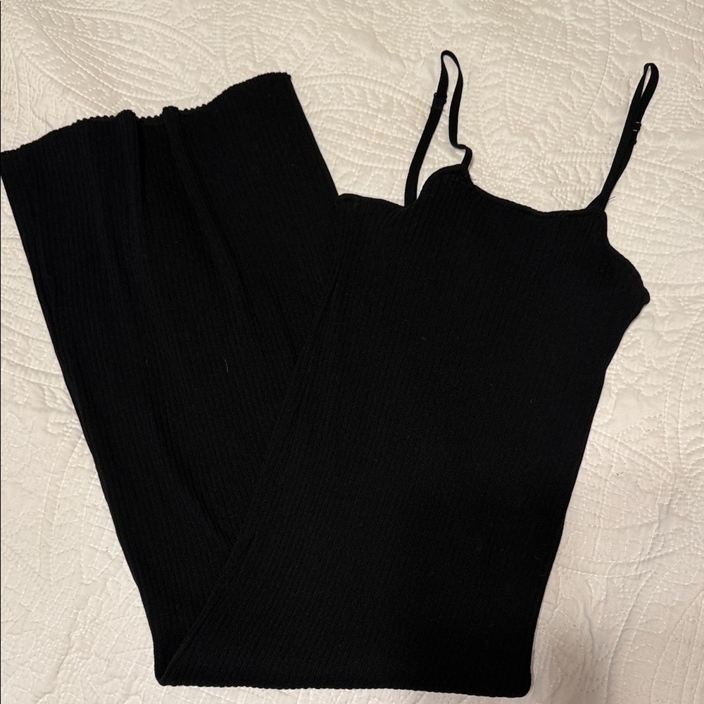 Double Zero Black Midi Dress